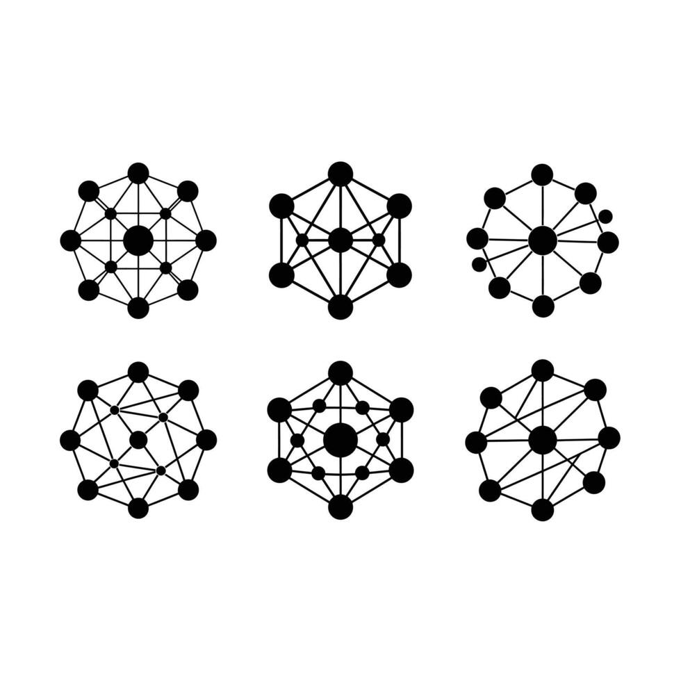 High-Quality Network Graphics Design Files for Digital Projects vector