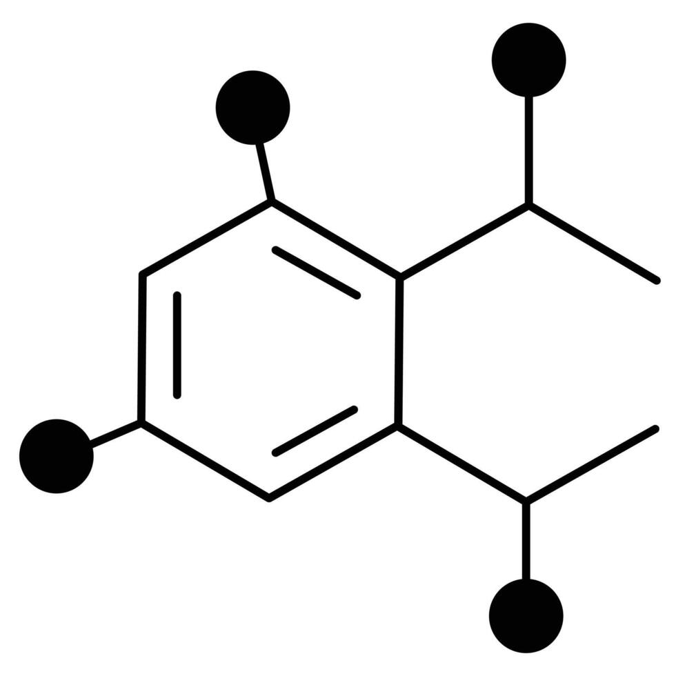 Phthalate-Free Eco Chemistry Structure Icon Design vector