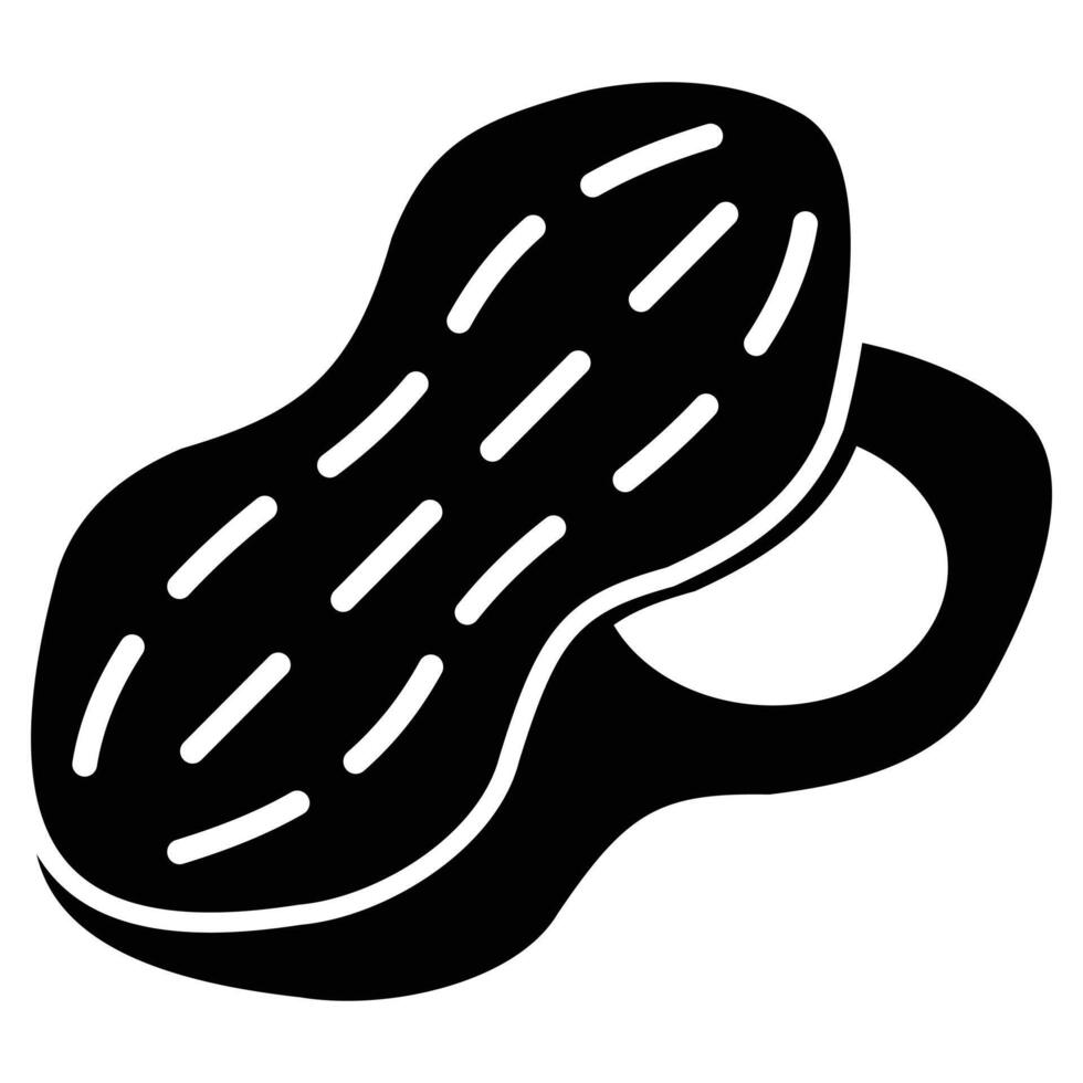 Sustainable Peanut Allergy-Free Food Icon Design vector