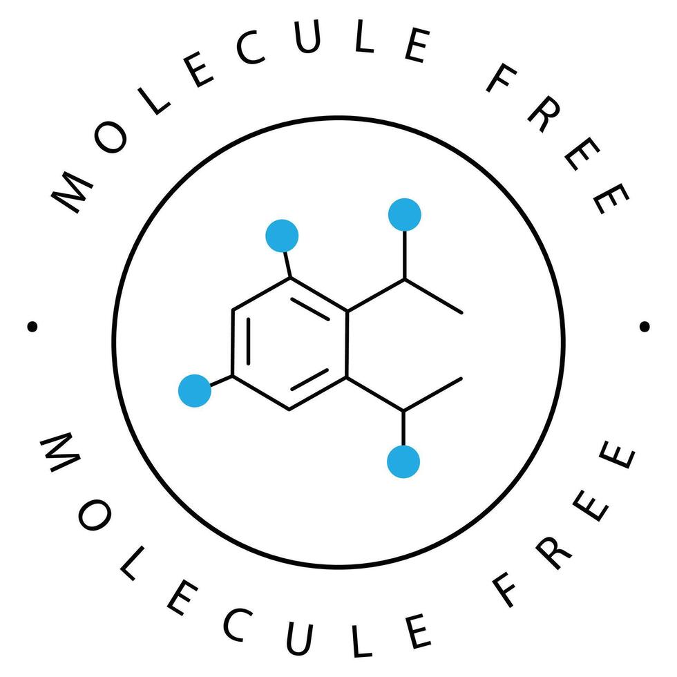Phthalate-Free Green Chemistry Formula ICon Design vector