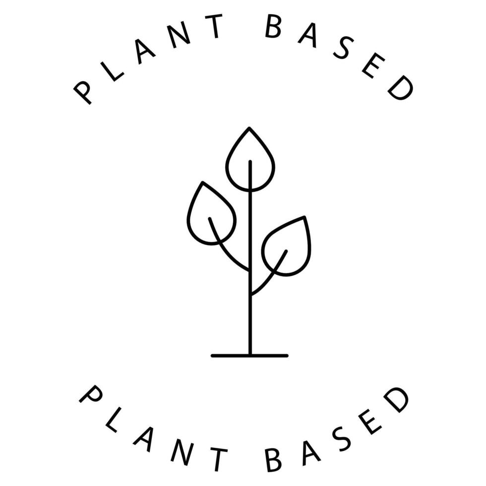 Eco-Friendly Plant Icon for Environment Icon Design vector