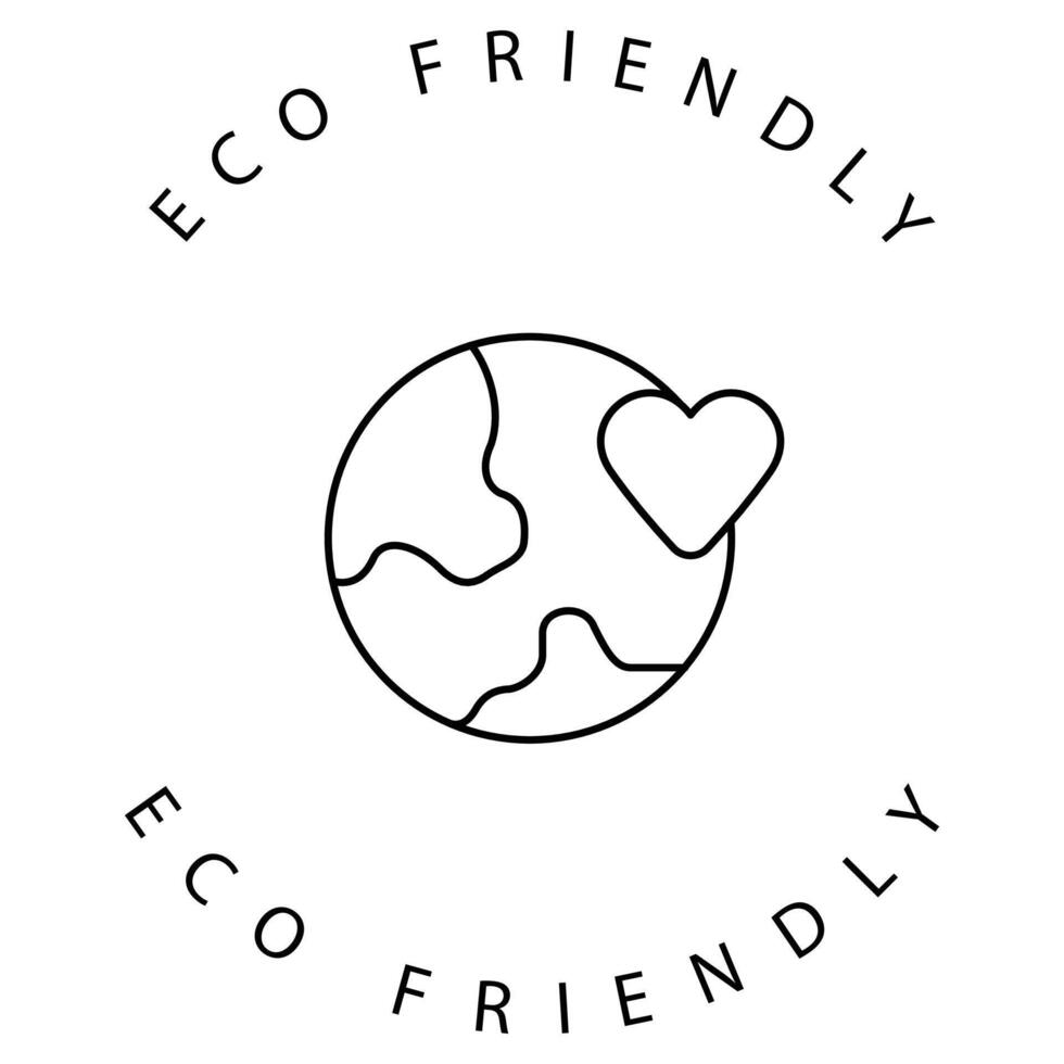 Eco-Friendly Environment Protection Icon Design vector