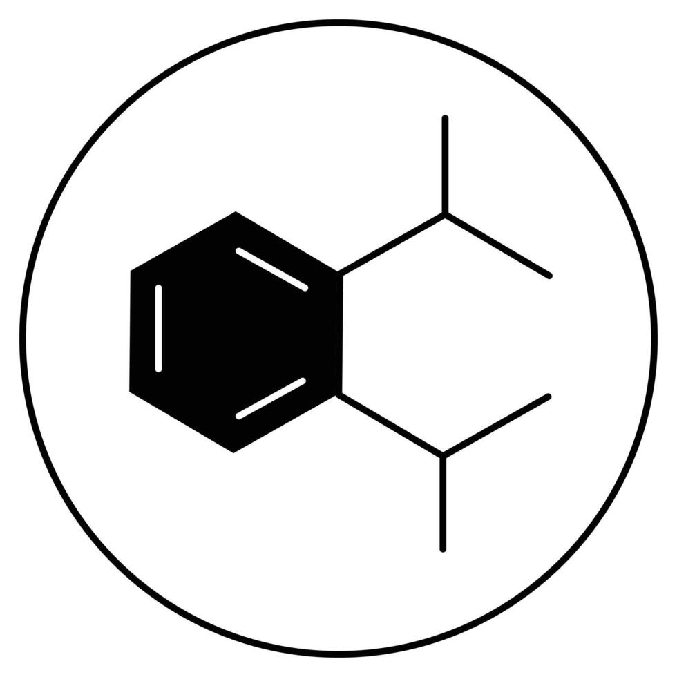 Phthalate-Free Sustainable Chemistry Formula Icon Design vector