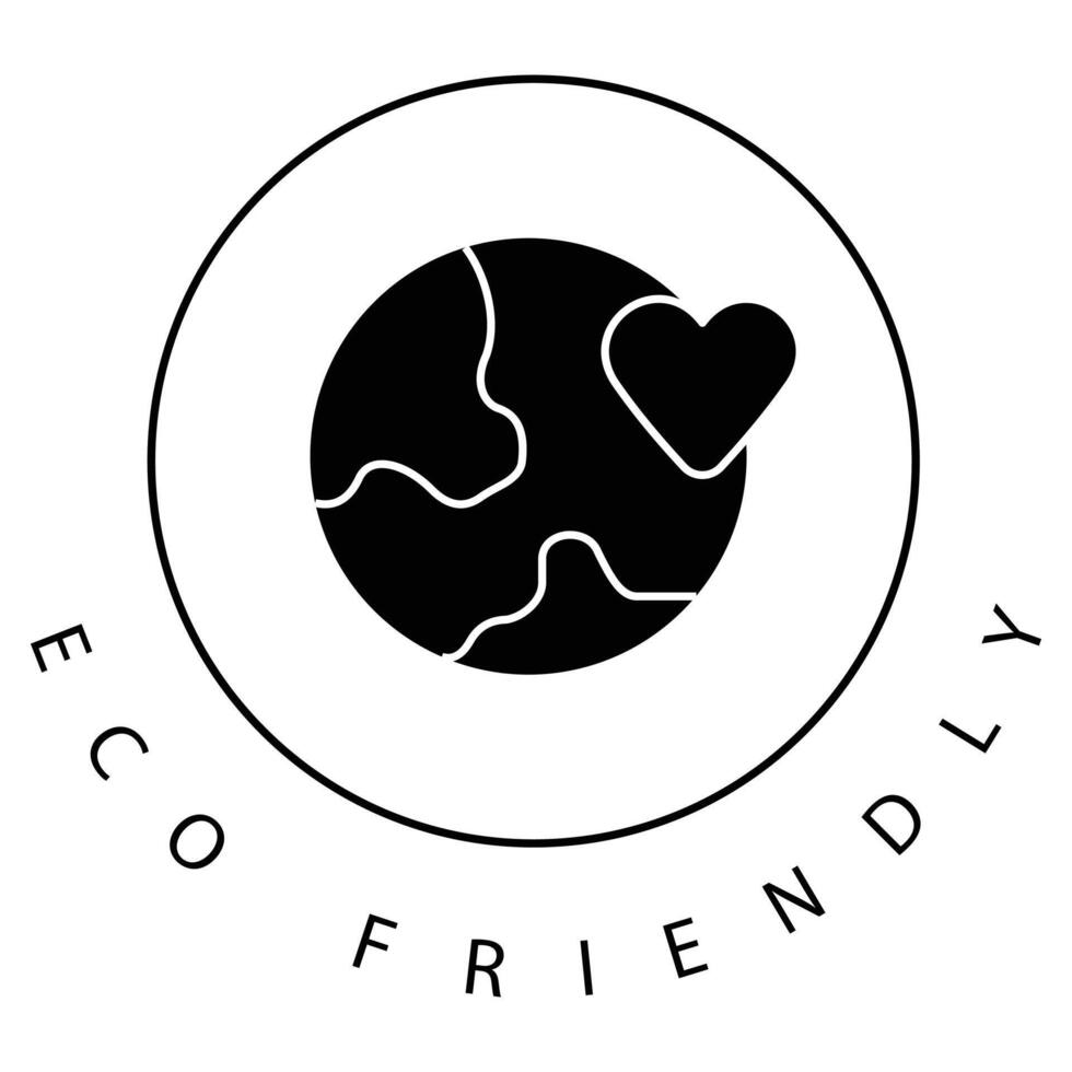 The logo for eco friendly vector