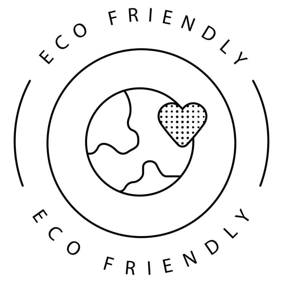Eco friendly logo vector