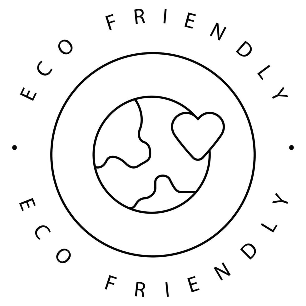 Eco friendly logo vector