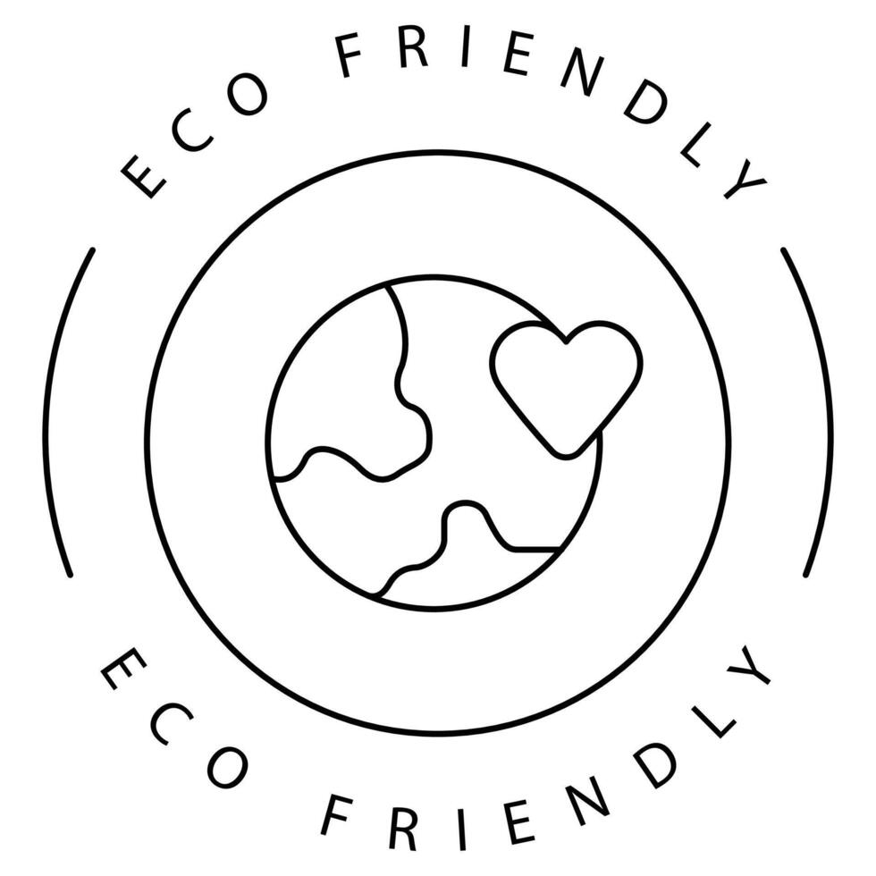 Eco friendly logo vector