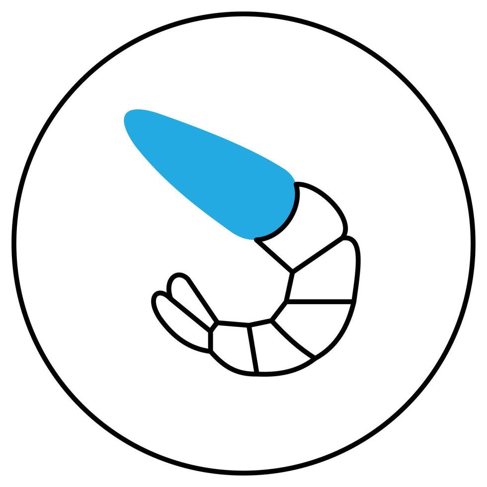 Natural Eco-Friendly Shellfish Icon Design vector