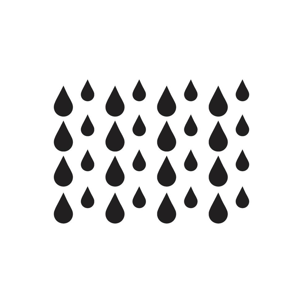 Rain drops illustration vector
