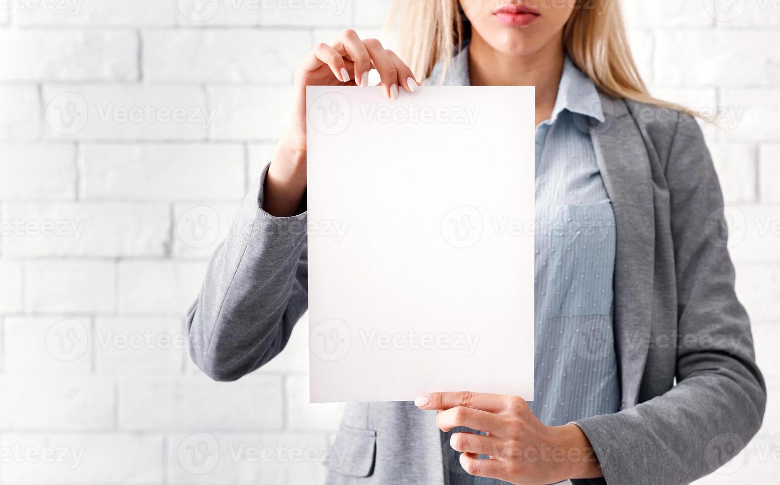 Coronavirus epidemic. Girl calls people work from home, cropped photo