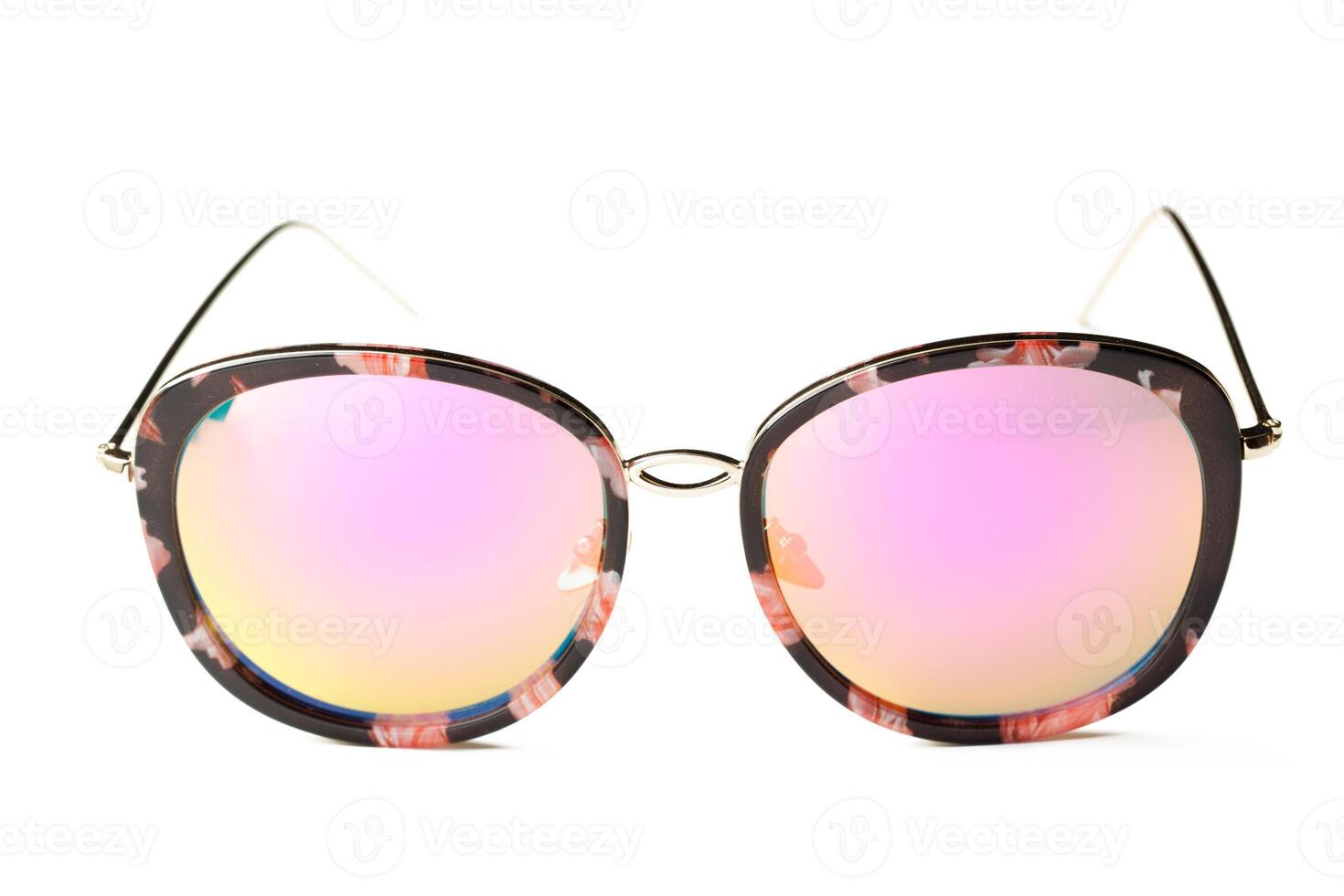 Fashion sunglasses isolated on white photo