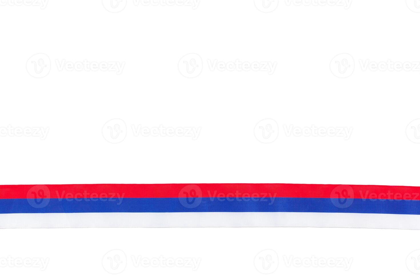 ribbon isolated on white photo