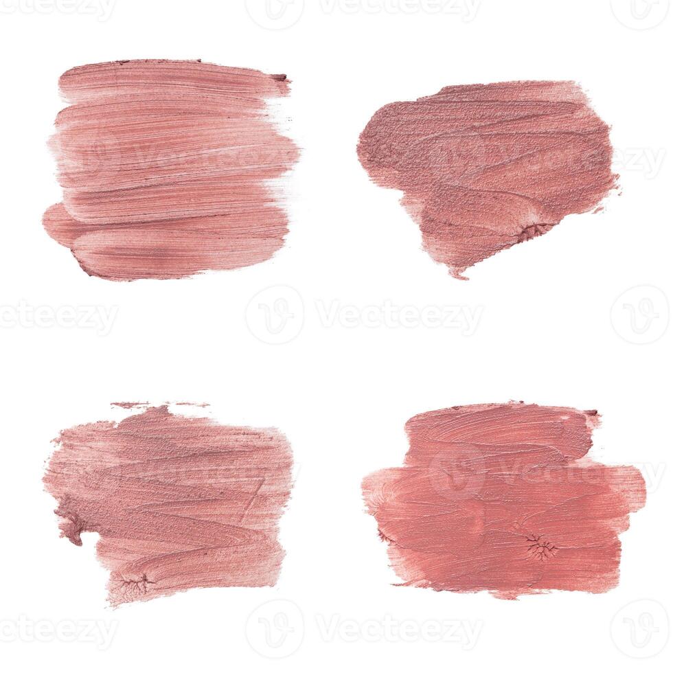foundation swatches on white photo