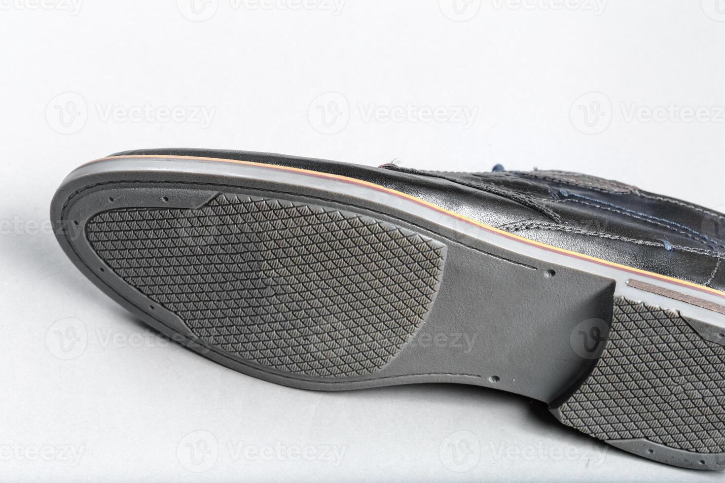 Leather men's shoes photo