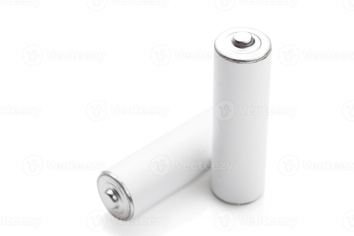 Battery on a white background photo