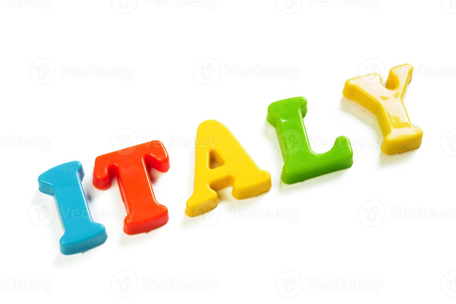 colorful toy alphabet letters photo
