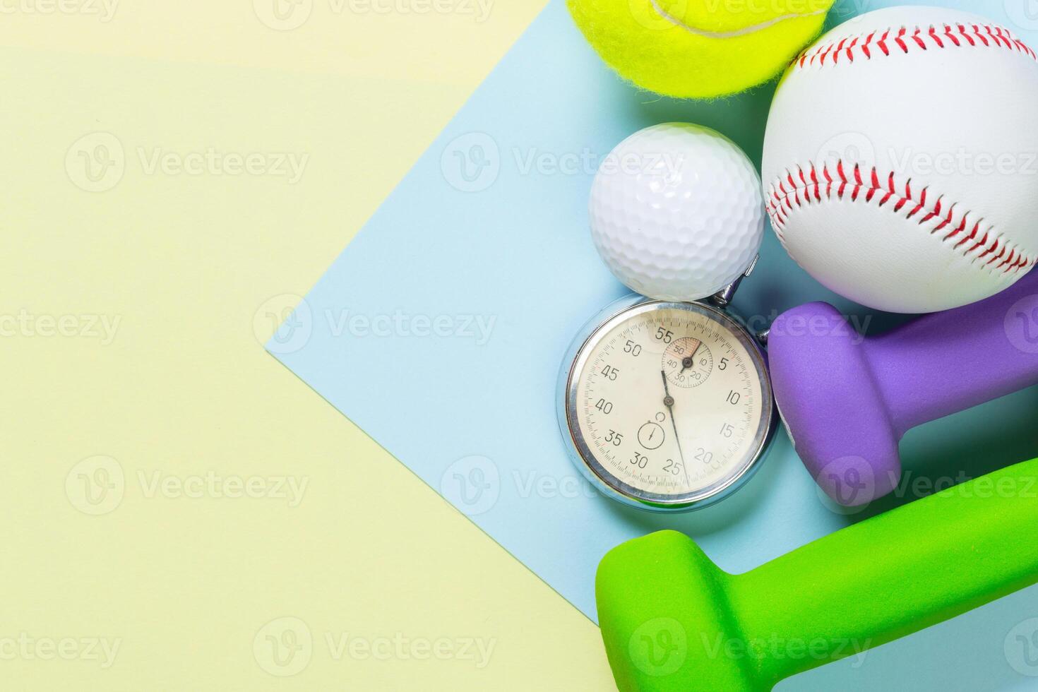 Assorted sports equipment photo