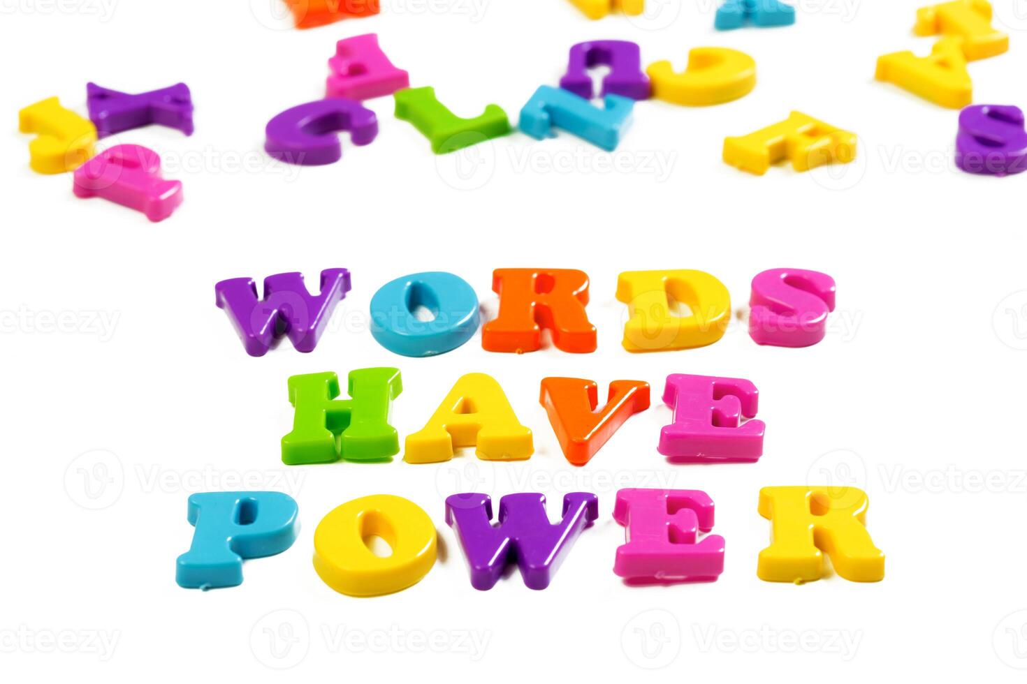 colorful toy alphabet letters photo