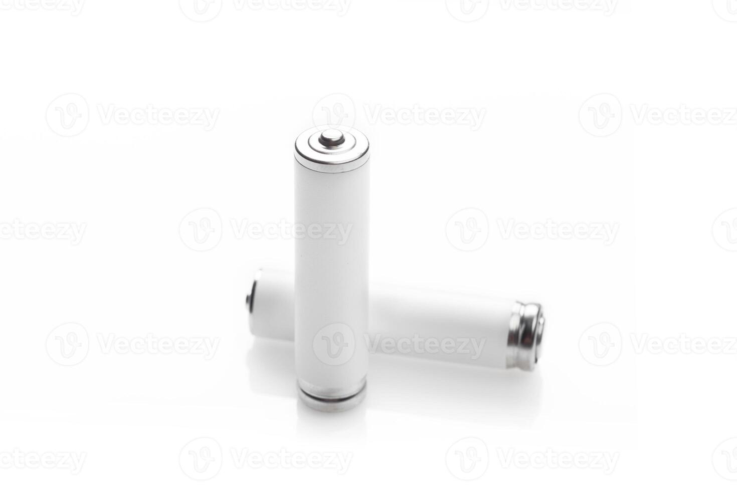 Battery on a white background photo