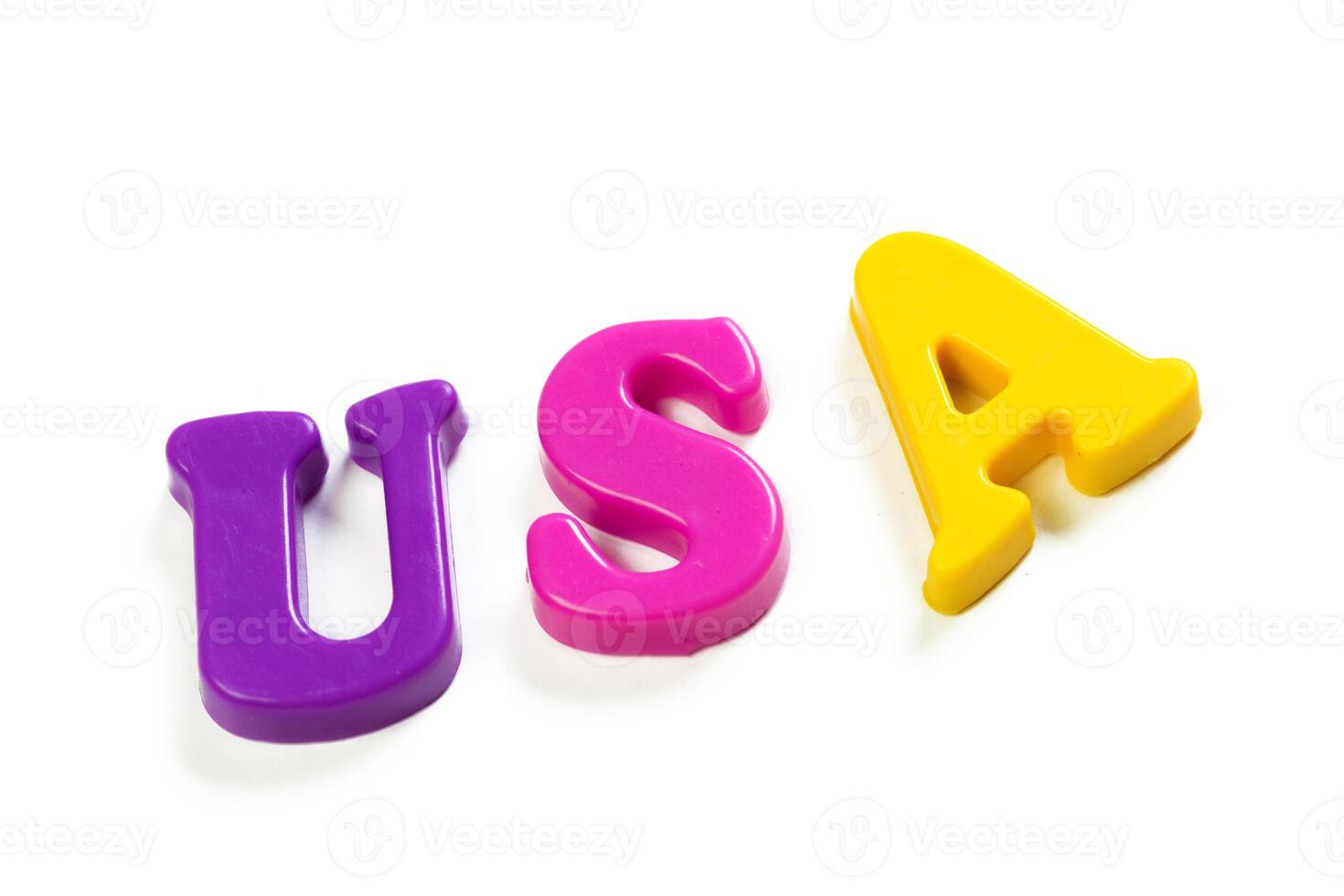colorful toy alphabet letters photo