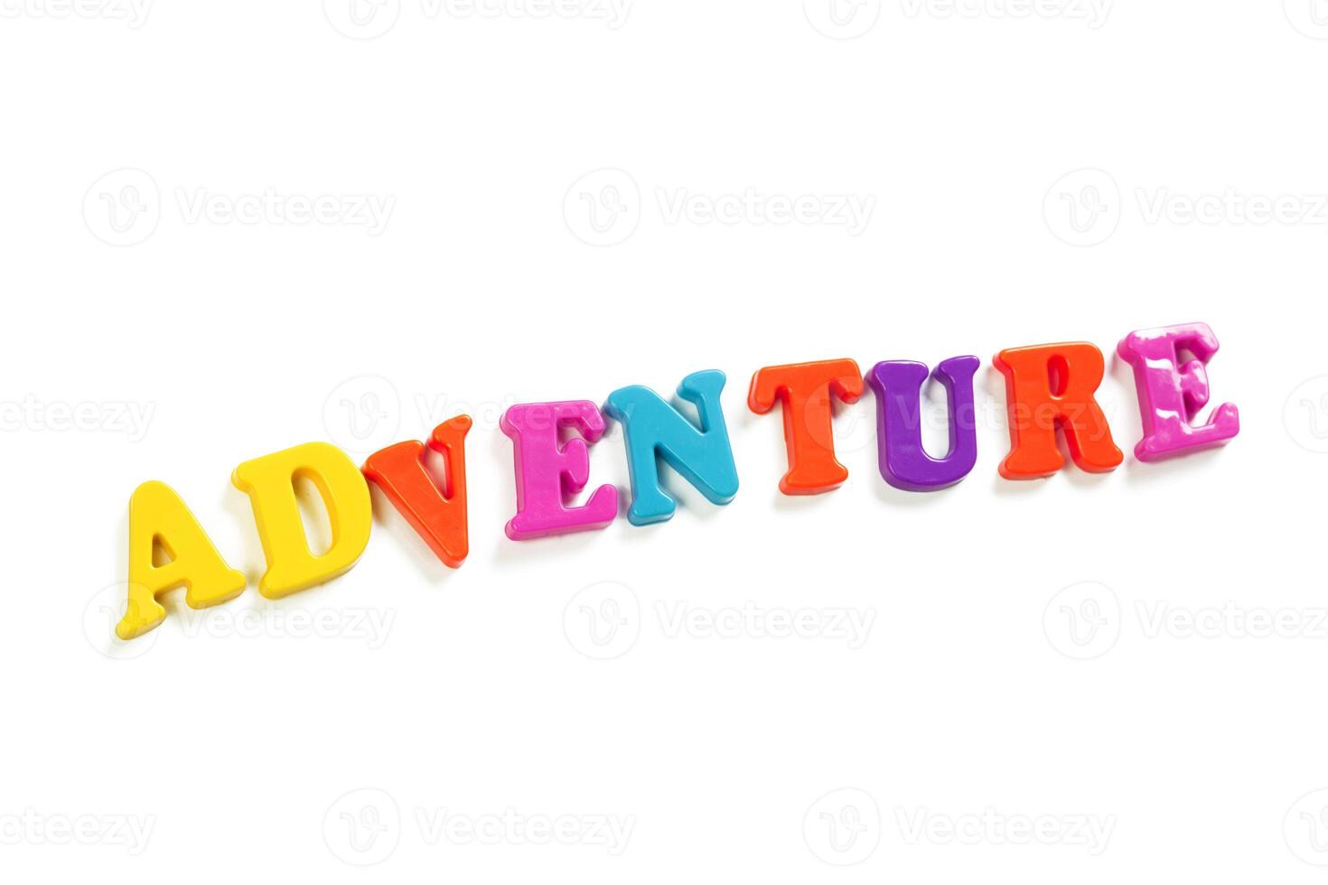 colorful toy alphabet letters photo