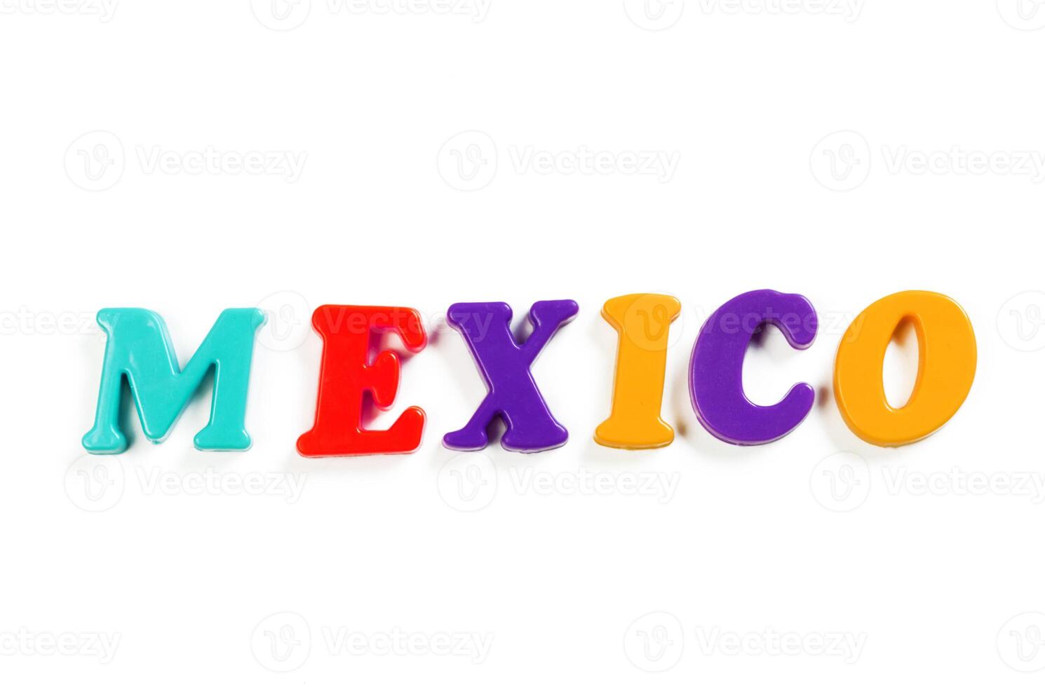 colorful toy alphabet letters photo
