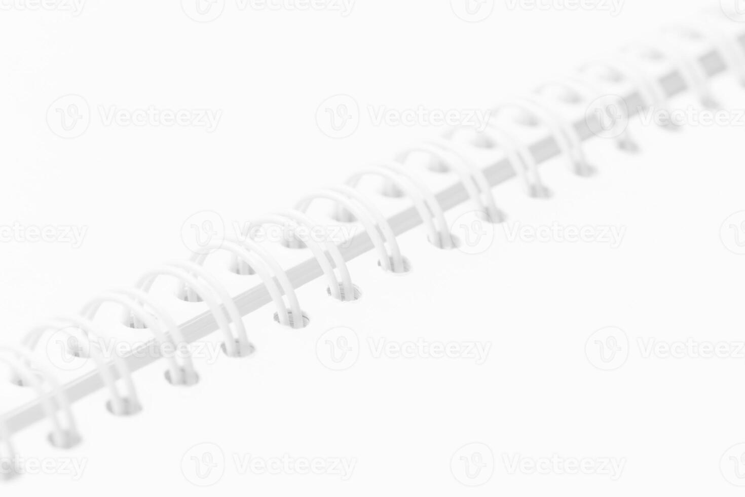 Blank notebook on the table photo