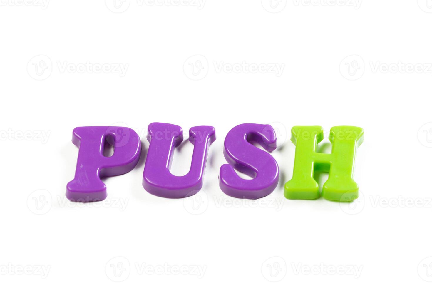 colorful toy alphabet letters photo