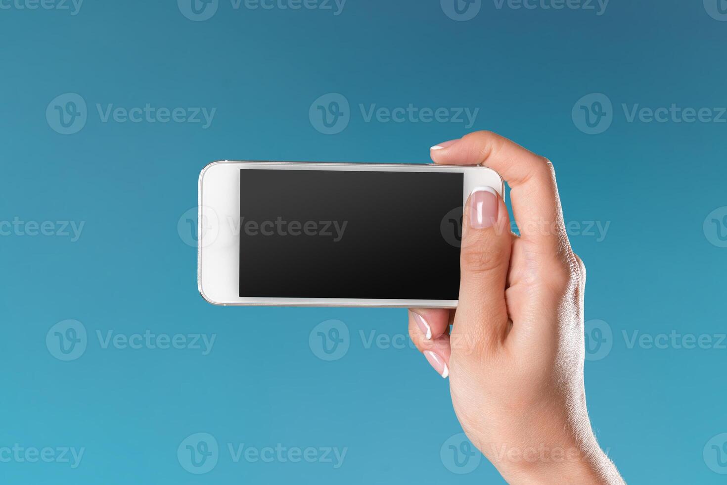 Modern mobile phone photo