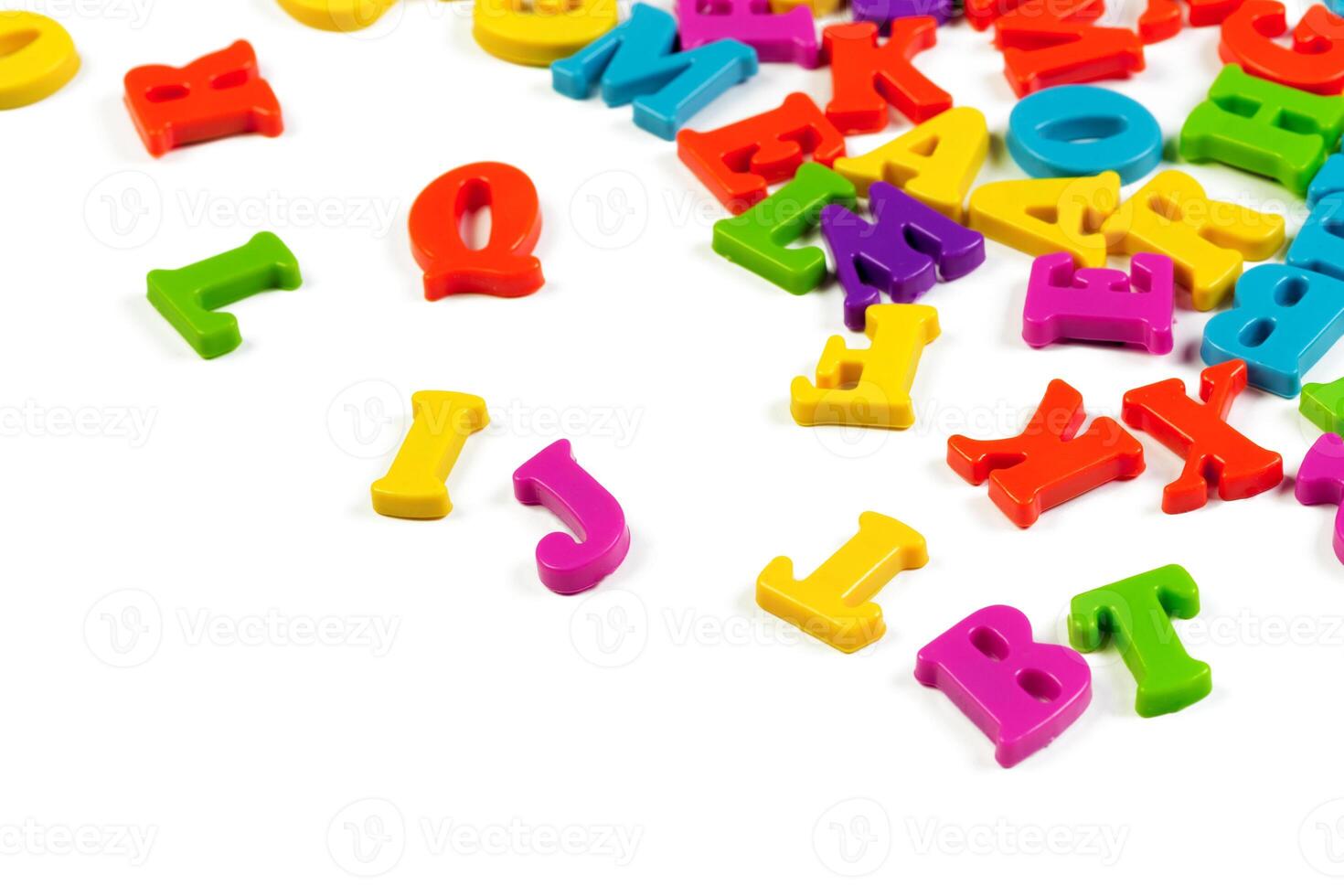 colorful toy alphabet letters photo