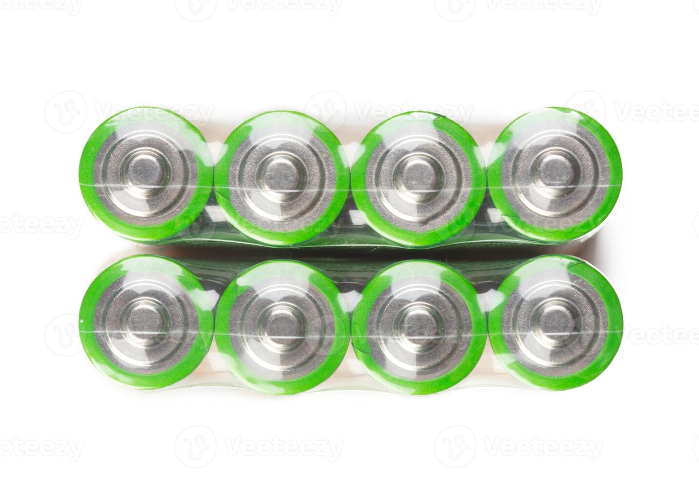 Battery on a white background photo