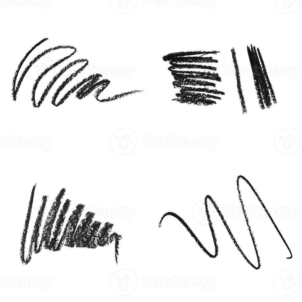 Cosmetic swatches isolated on white background photo