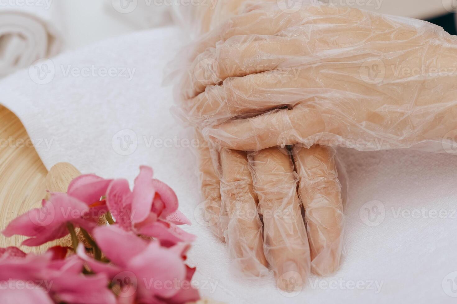 Spa Manicure in process photo
