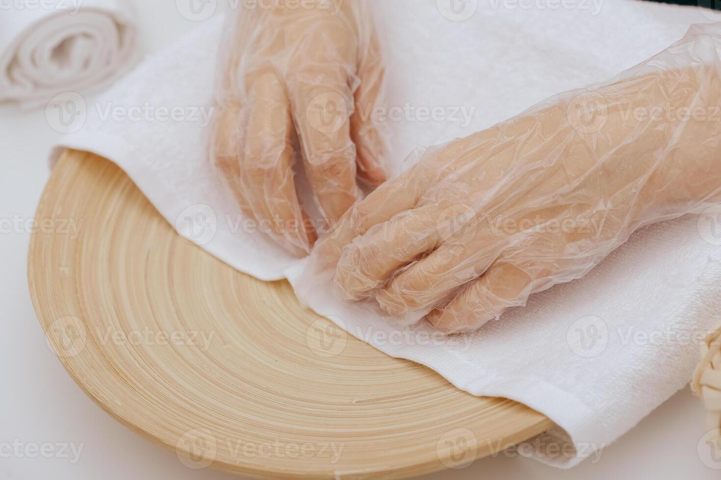 Spa Manicure in process photo