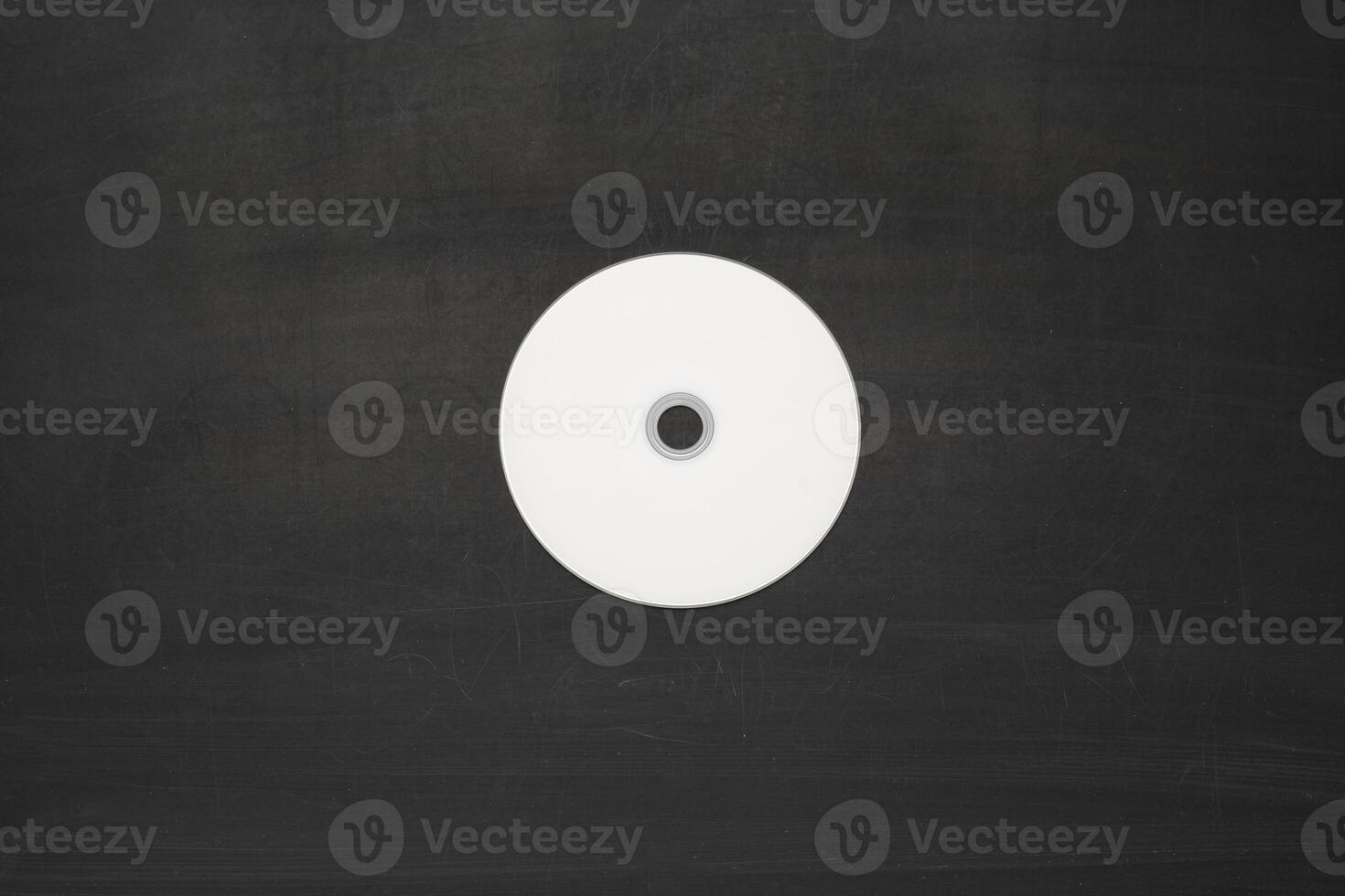 Blank white disk photo