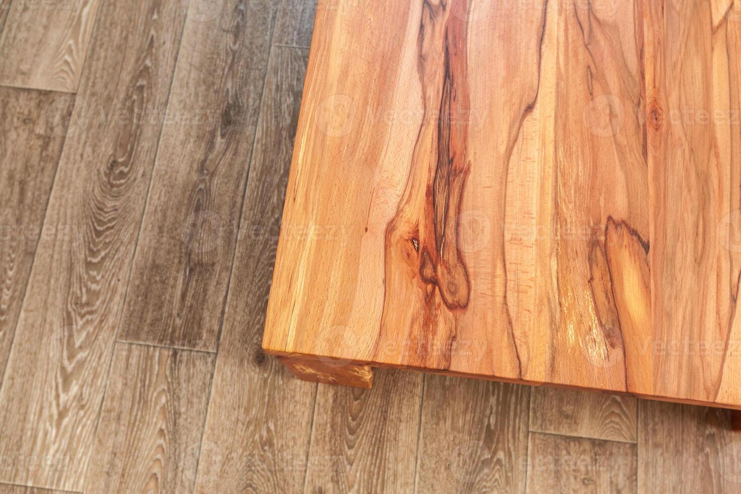 modern wooden table photo