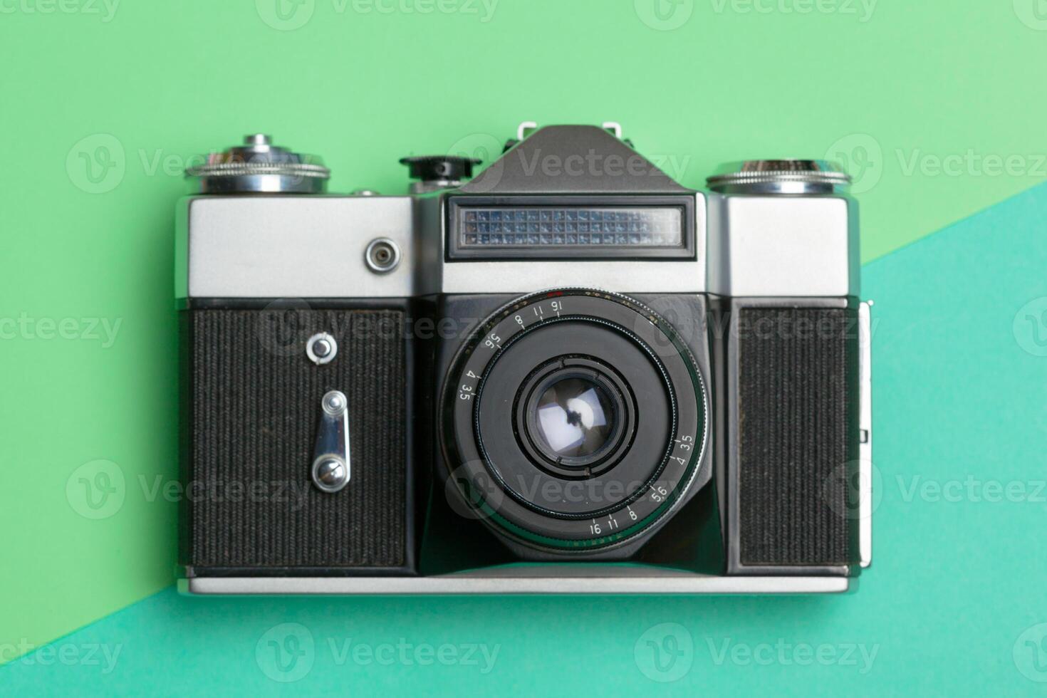Old vintage film camera photo