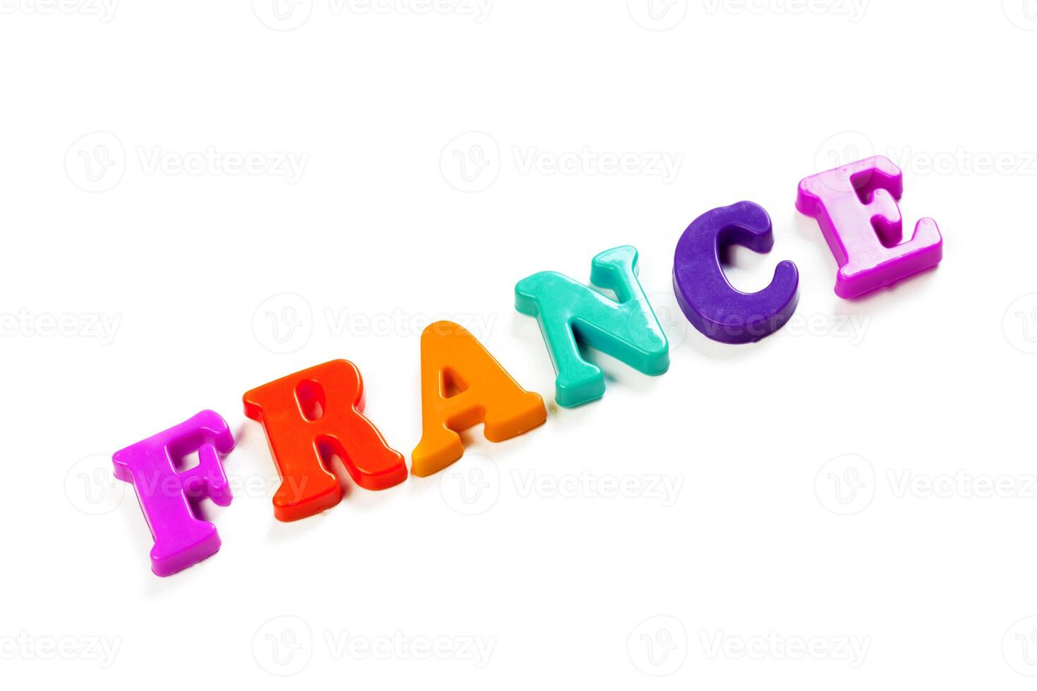 colorful toy alphabet letters photo