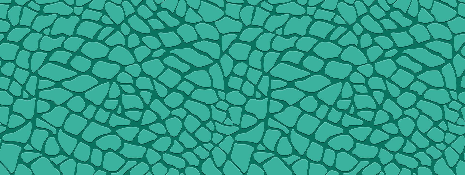 Alligator Animal Print Background. Reptile Skin Seamless Pattern vector