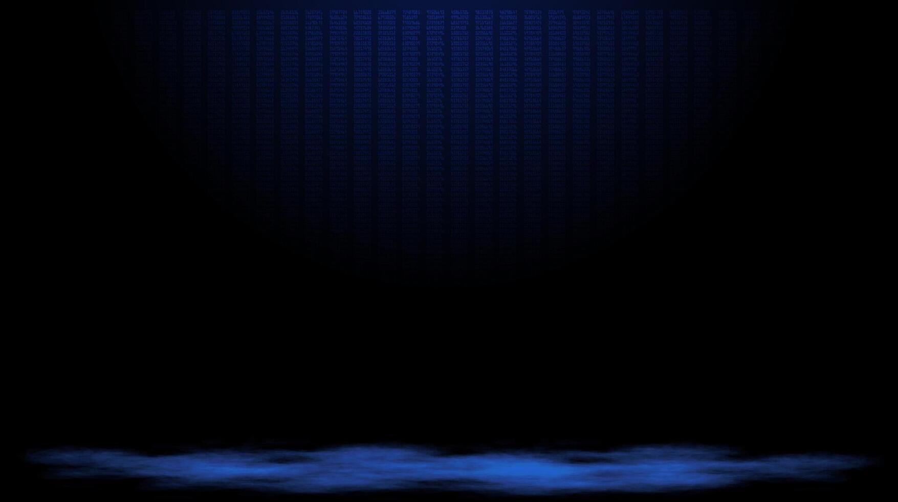 Dark blue background with soft illuminated waves, creating a calm atmosphere suitable for various artistic and design projects. vector