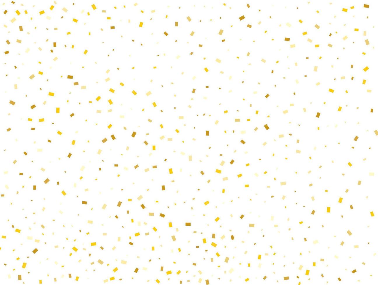 Wedding Golden Rectangles Confetti Background. illustration vector