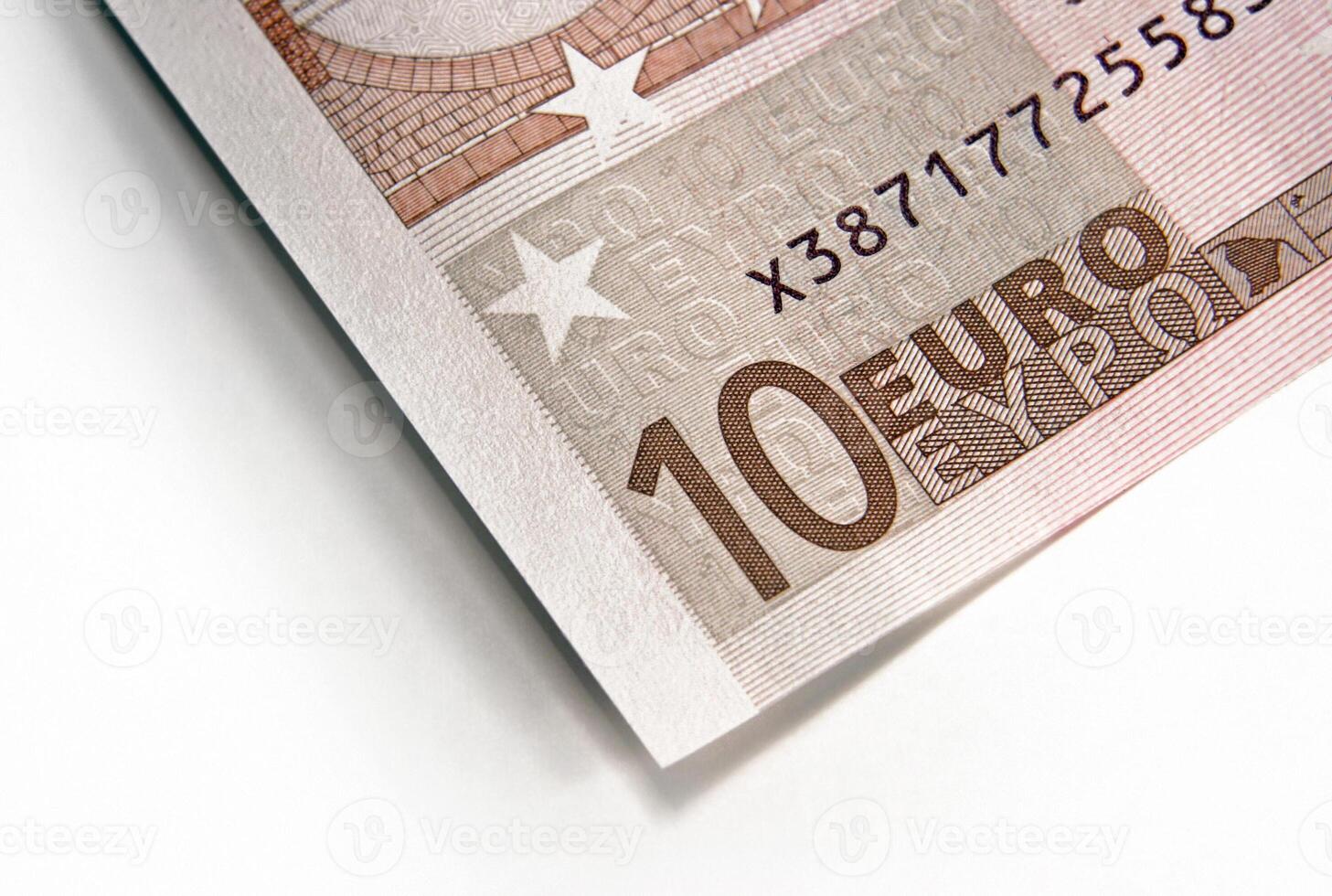 Fragment of euro money photo