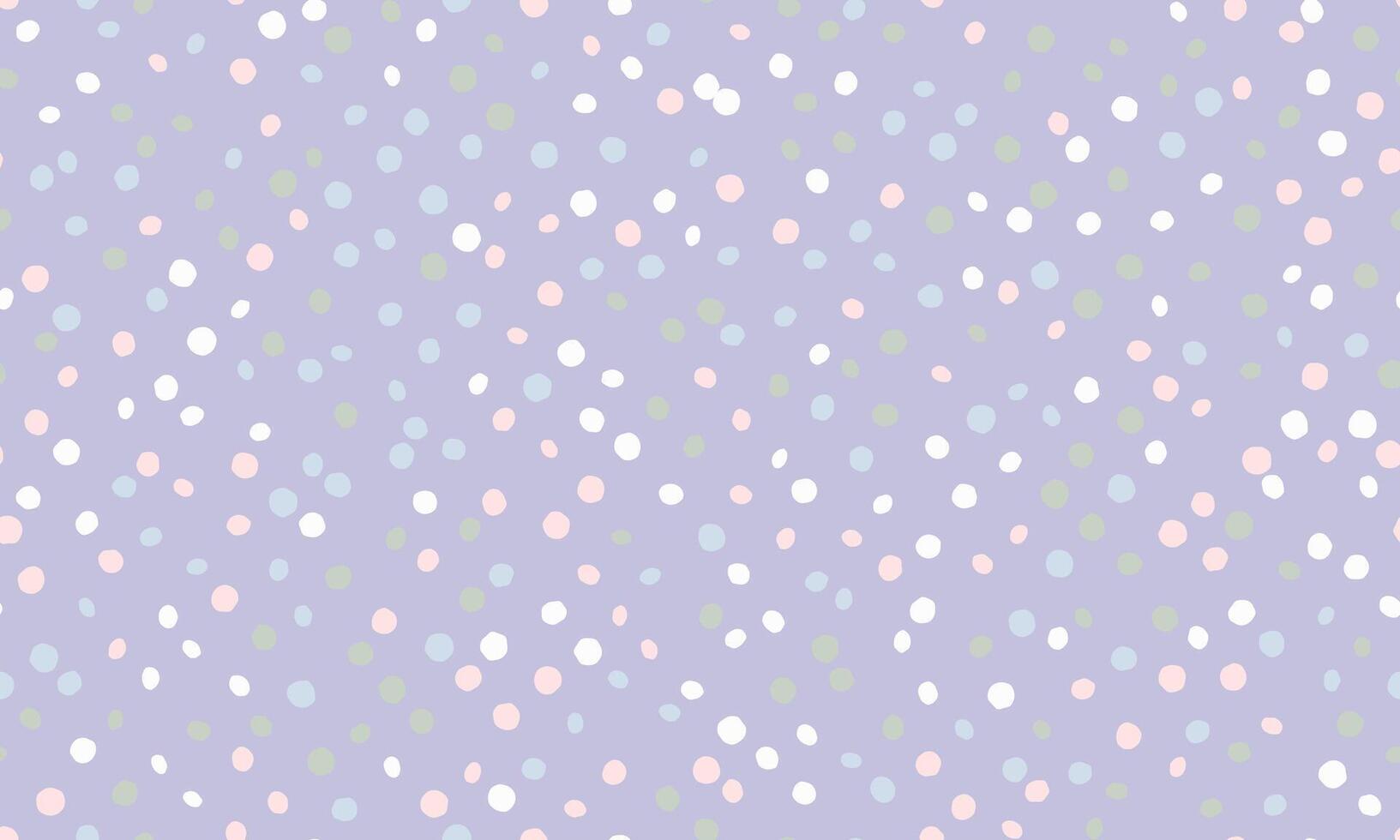 Seamless polka dot with geometric circles, perfect for fabric prints, posters, or abstract backgrounds. Trendy pattern for wallpapers and textile designs. vector