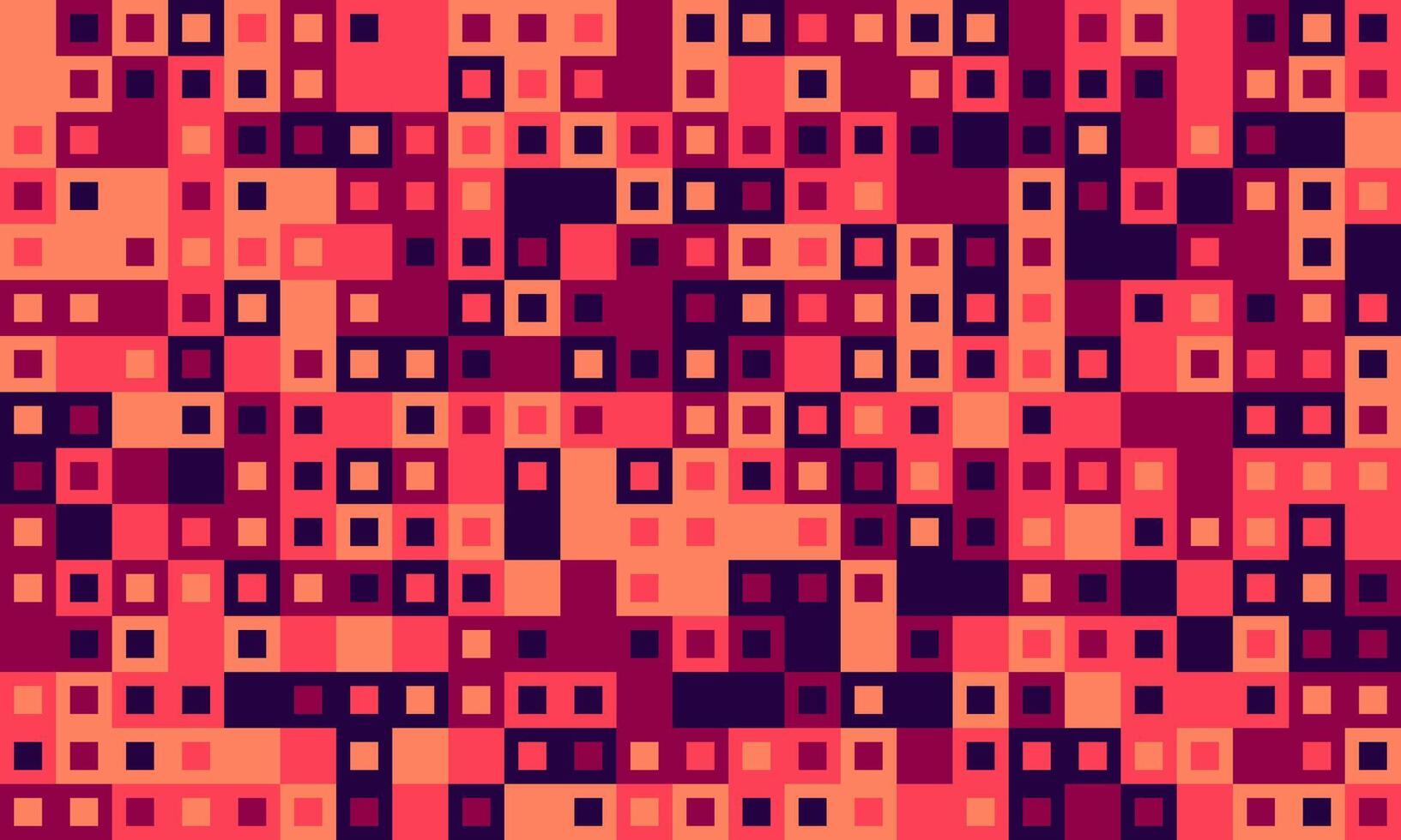 Trendy mosaic-style pattern with structured geometry. A vibrant, colourful grid design ideal for cover art, fabric, or creative posters. vector