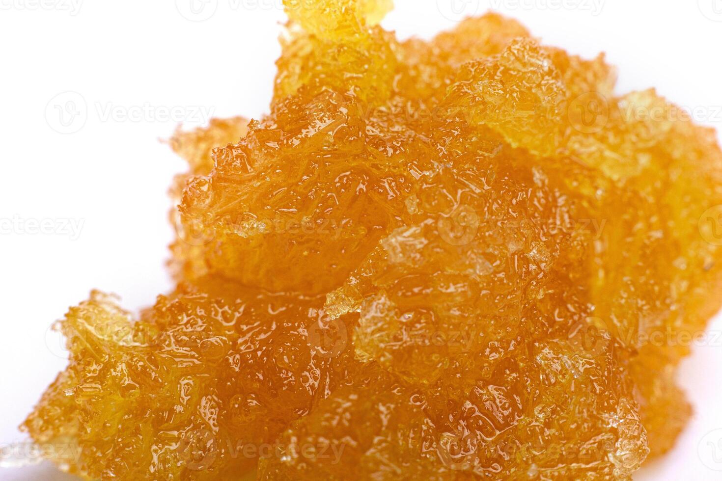 Marijuana resin isolated on white background photo