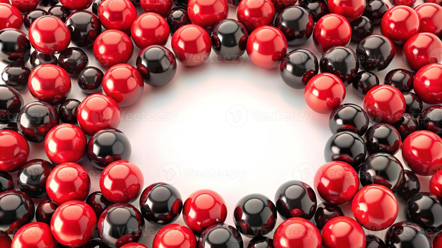 black friday red and black ball in circle frame photo