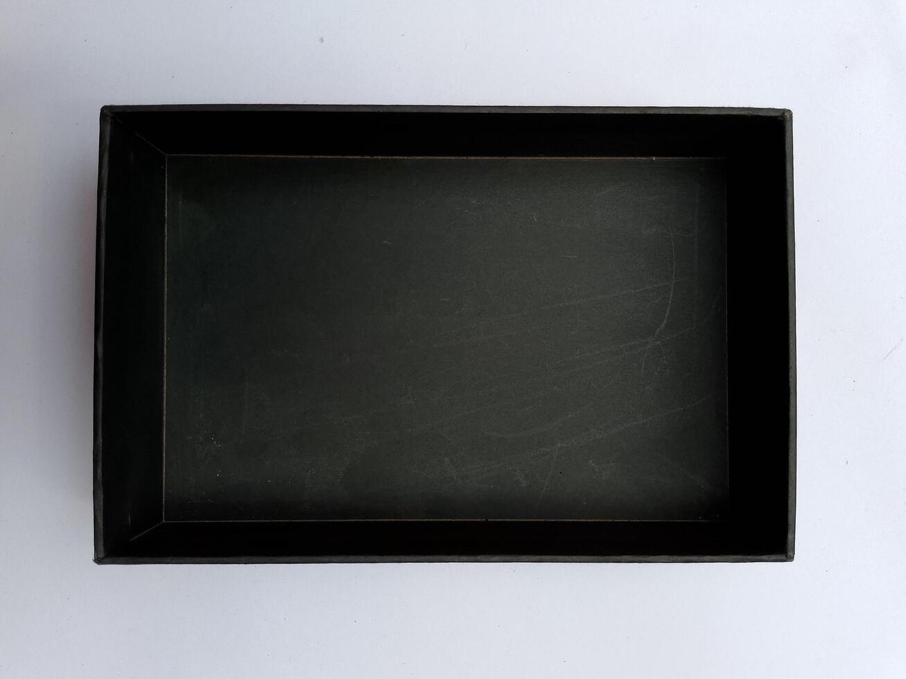 Blank Black Box For Product Placement photo