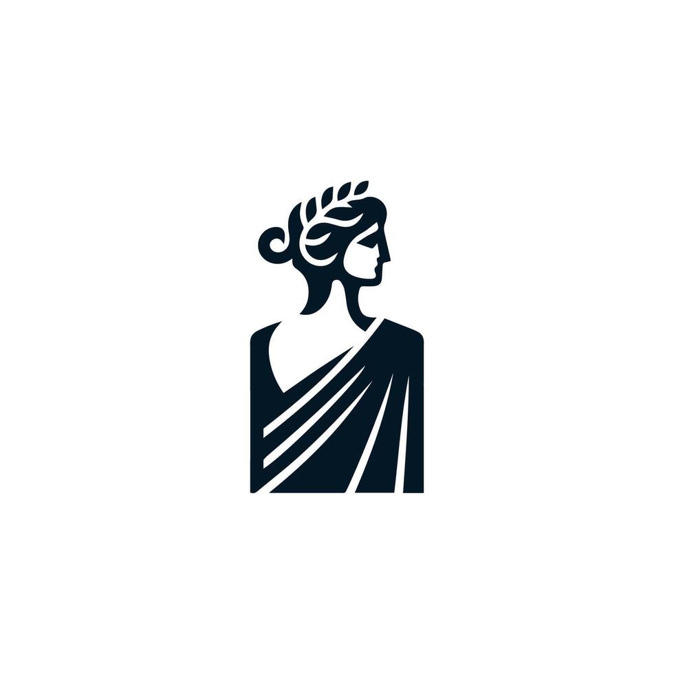 Modern athena logo vector