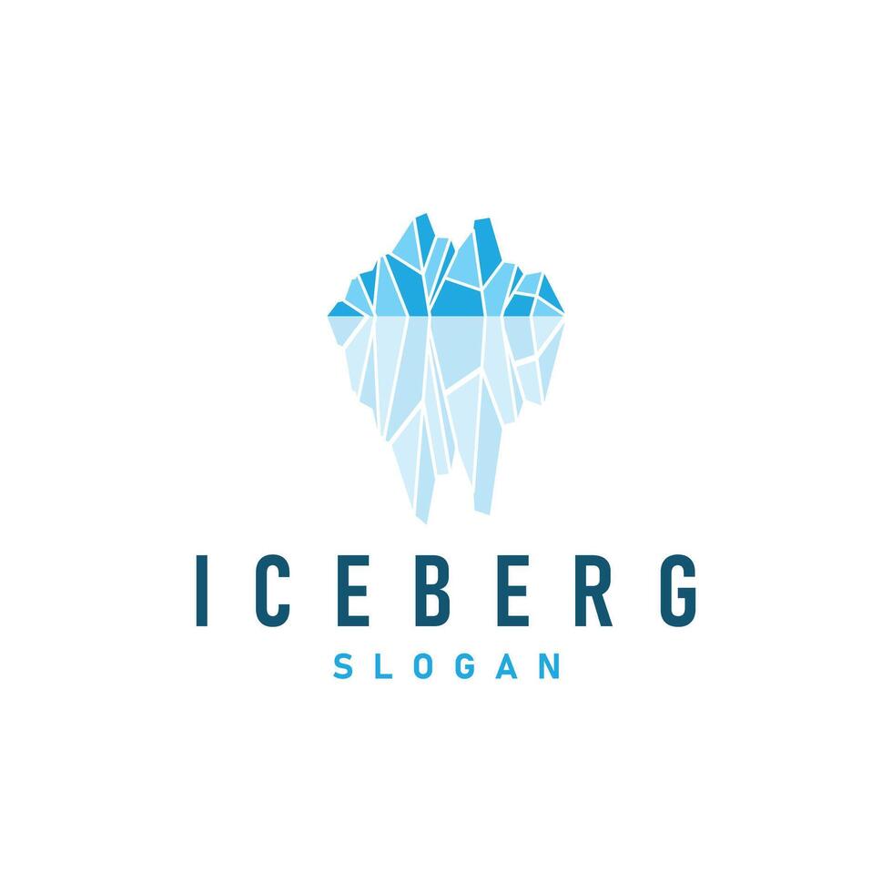 Cold Mountain Iceberg Logo vector
