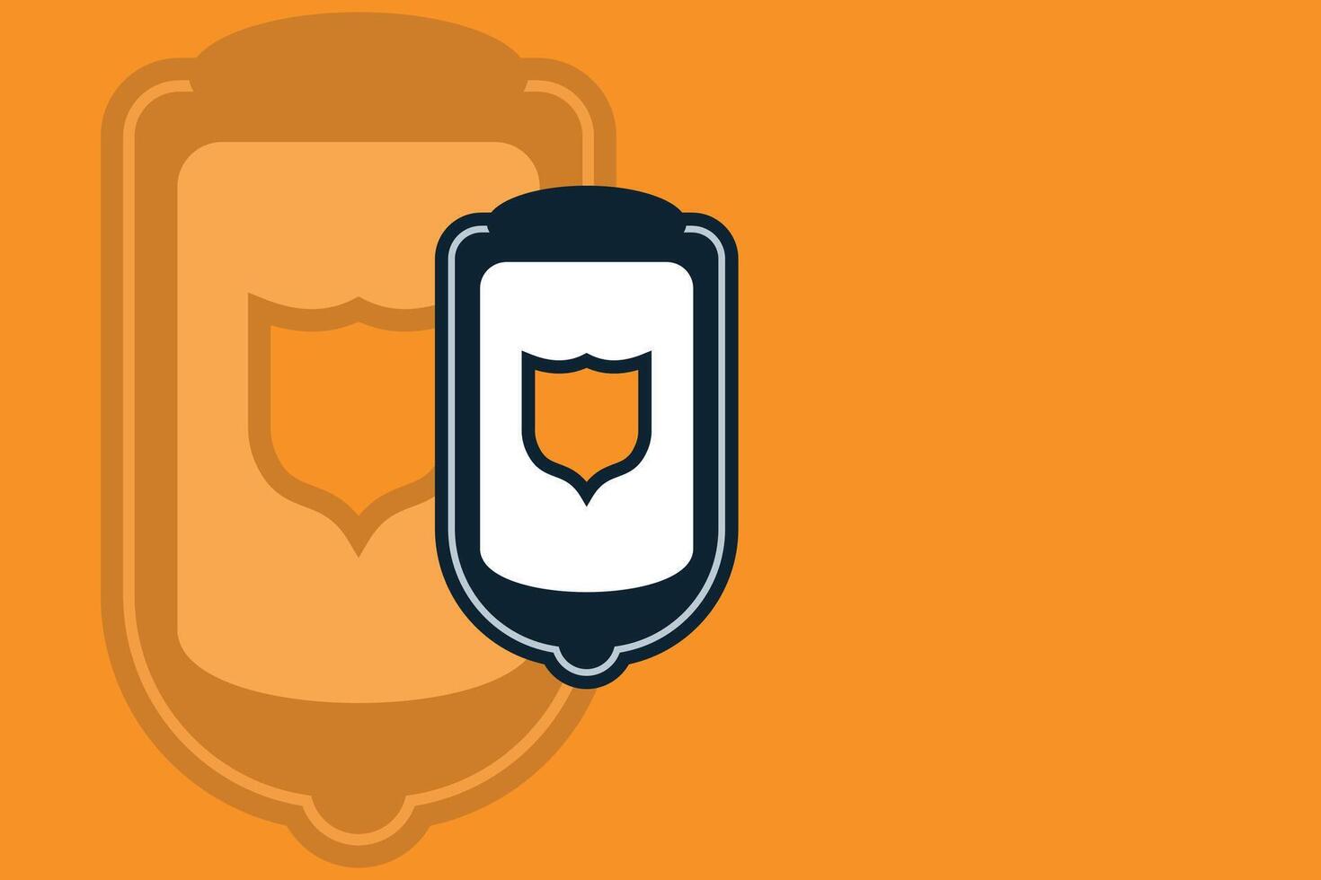 Retro Shield Logo Collection - Minimalist Vintage Designs in Unique Shapes vector